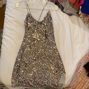 Sequin cocktail dress